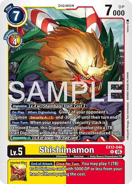 Shishimamon - Digital World Shambala (EX-12)