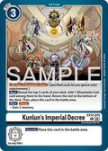 Kunlun's Imperial Decree - Digital World Shambala (EX-12)