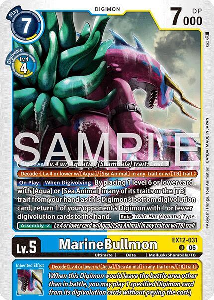 MarineBullmon - Digital World Shambala (EX-12)