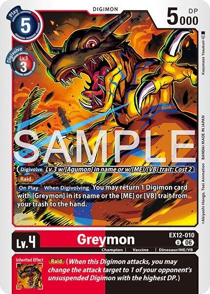 Greymon - Digital World Shambala (EX-12)