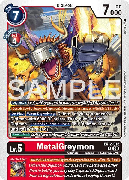 MetalGreymon - Digital World Shambala (EX-12)