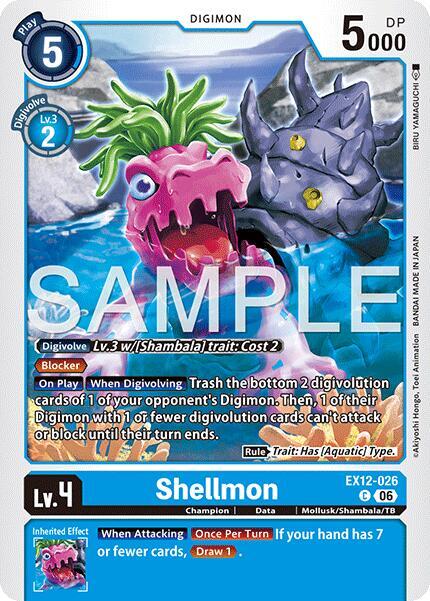 Shellmon - Digital World Shambala (EX-12)