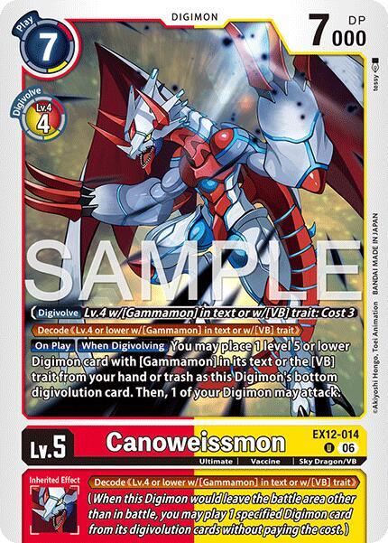 Canoweissmon - Digital World Shambala (EX-12)