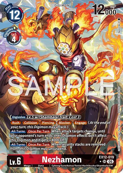 Nezhamon (Alternate Art) - Digital World Shambala (EX-12)