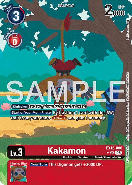 Kakamon (Box Topper) - Digital World Shambala (EX-12)