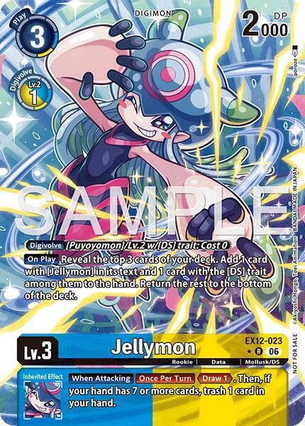 Jellymon (Box Topper) - Digital World Shambala (EX-12)