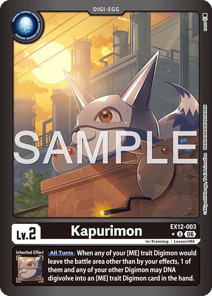 Kapurimon (Limited Foil) - Digital World Shambala (EX-12)