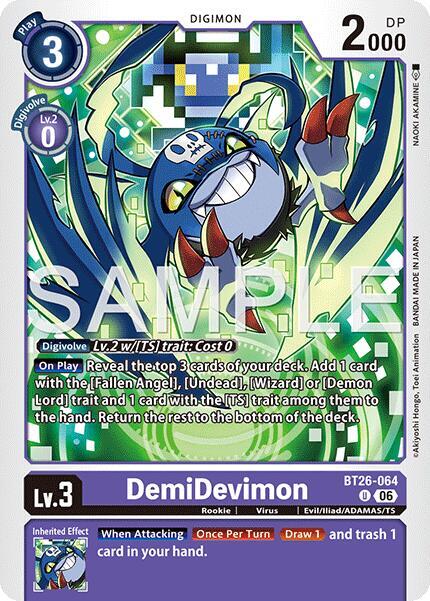 DemiDevimon - Timeless Bonds (BT-26)
