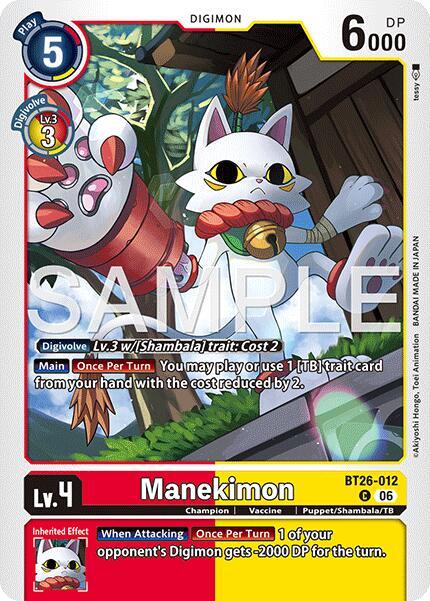 Manekimon - Timeless Bonds (BT-26)
