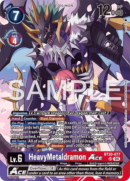 HeavyMetaldramon ACE - Limited Card Pack -Final Crest- (LM-08)