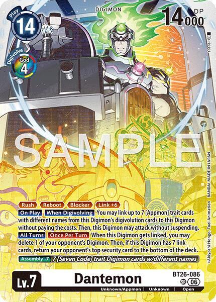 Dantemon - Timeless Bonds (BT-26)