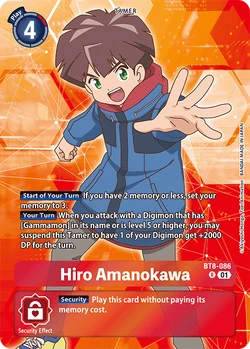 Hiro Amanokawa (Double Pack Set 02) - New Awakening (BT-08)