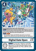 Digital Gate Open - P-206 (Store Tournament 2025 Vol.4 Participation Pack) - Digimon Promotion Cards (D-PR)
