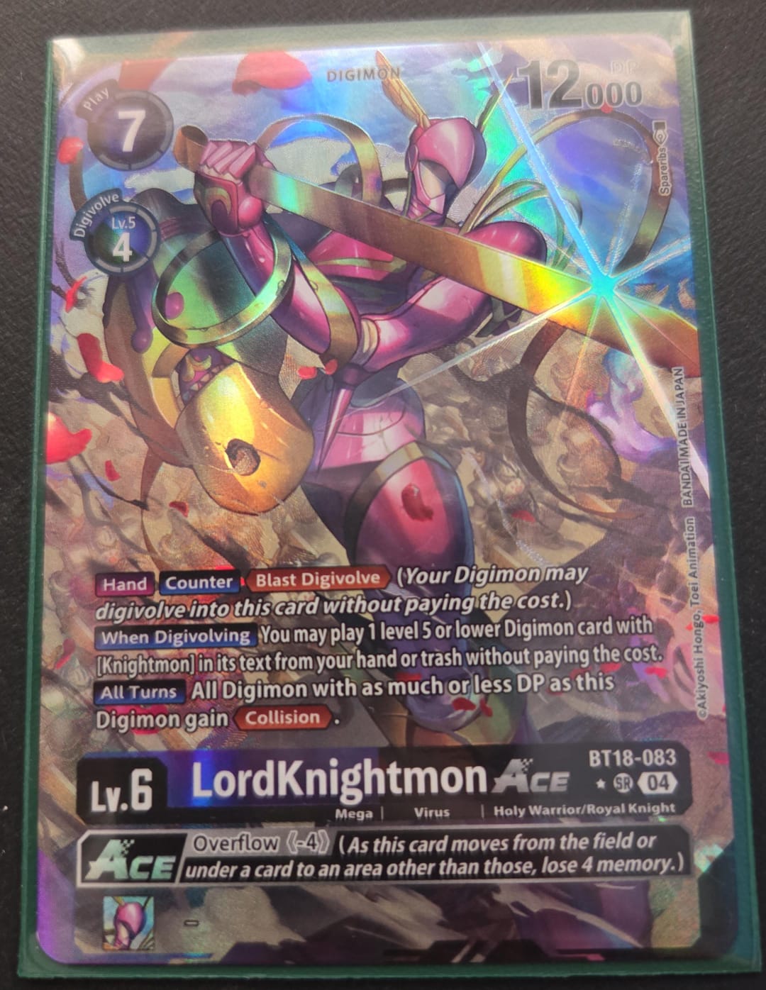 LordKnightmon Ace BT18-083 Alternate Art