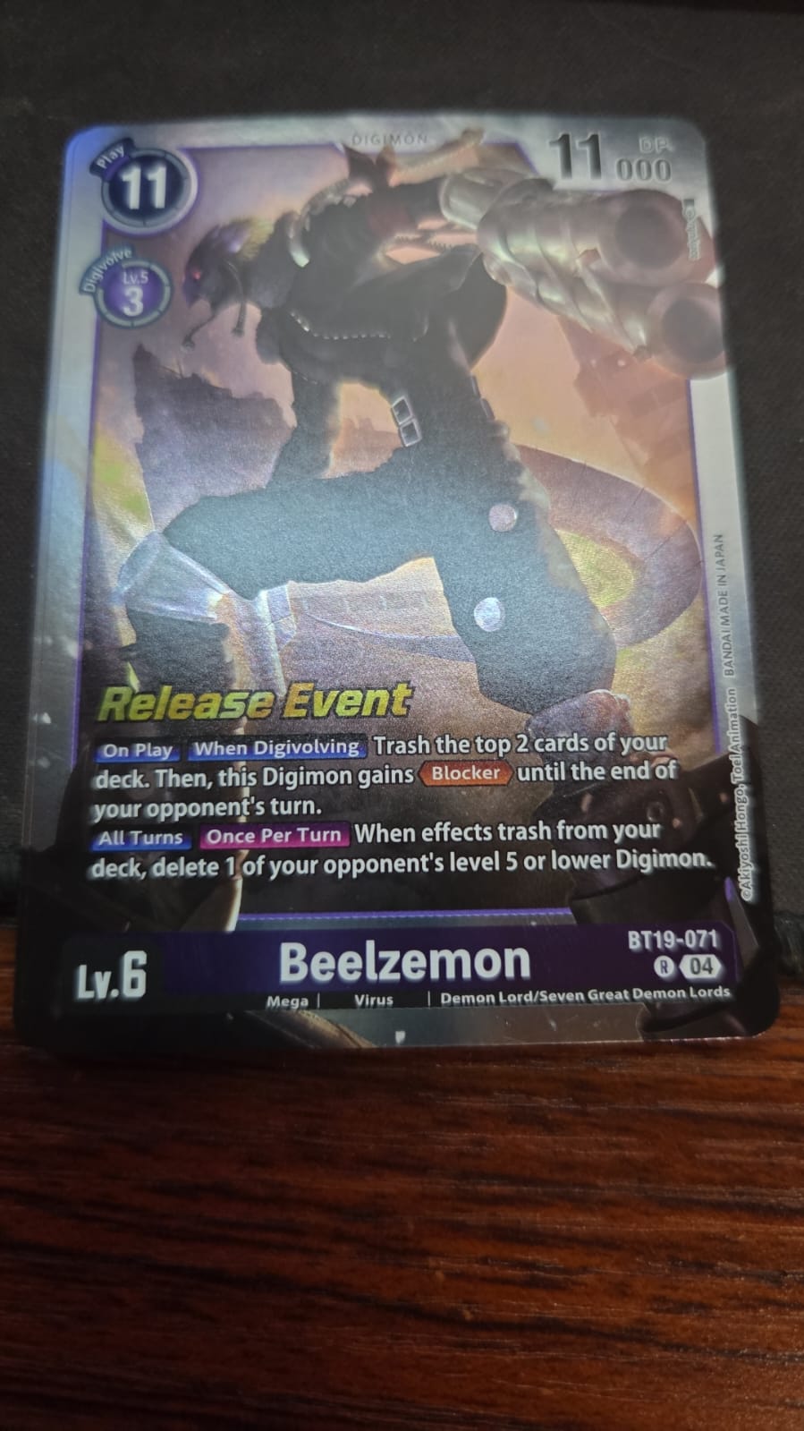 Beelzemon - Release Special Booster 2.5 Celebration Event Cards (BT19-20_PR)