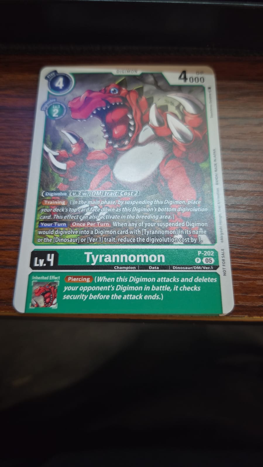 Tyrannomon (Store Tournament 2025 Vol.4 Participation Pack) - Digimon Promotion Cards (D-PR)