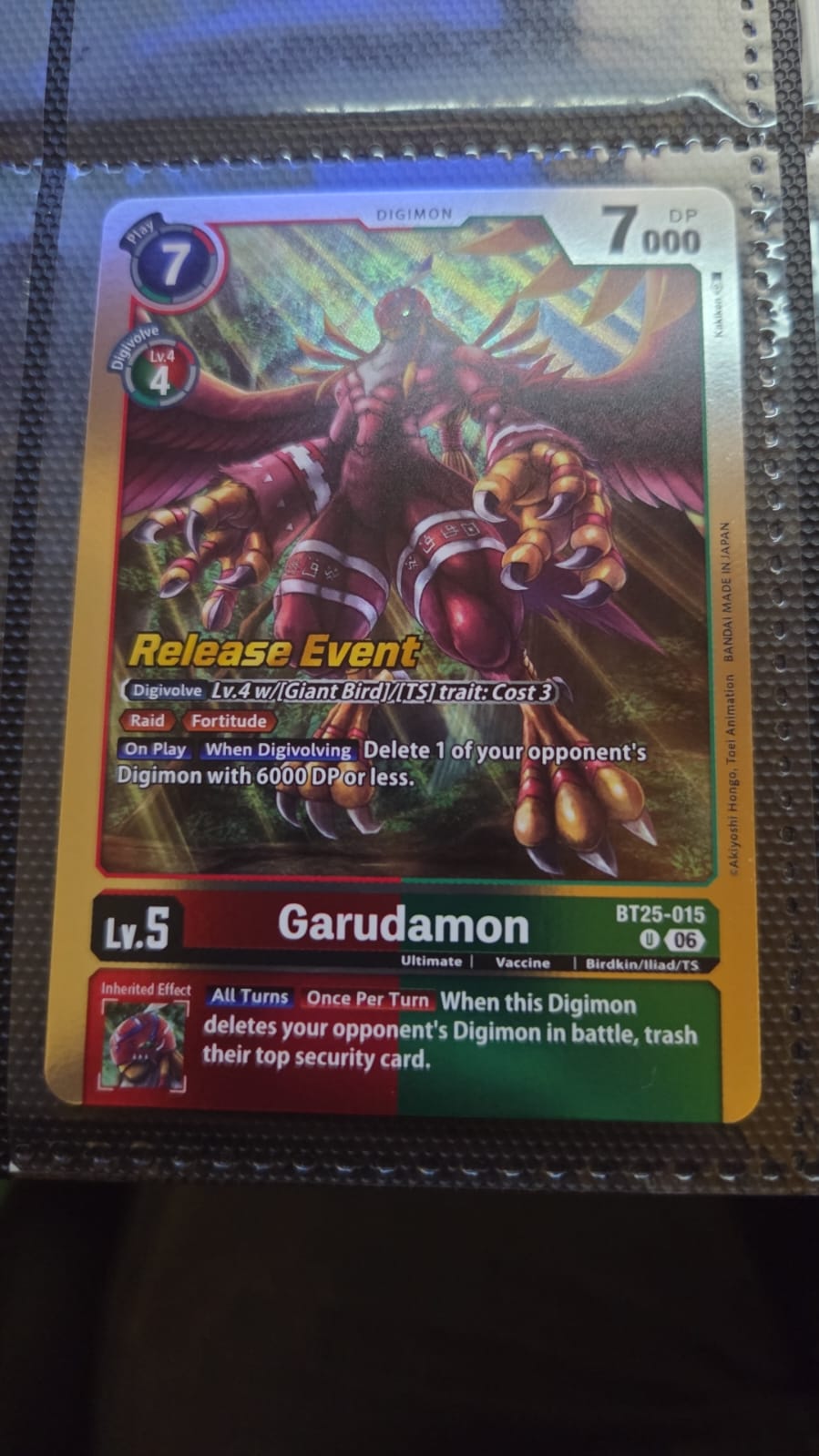 Garudamon - Dual Revolution Release Event Cards (BT-25_PR)