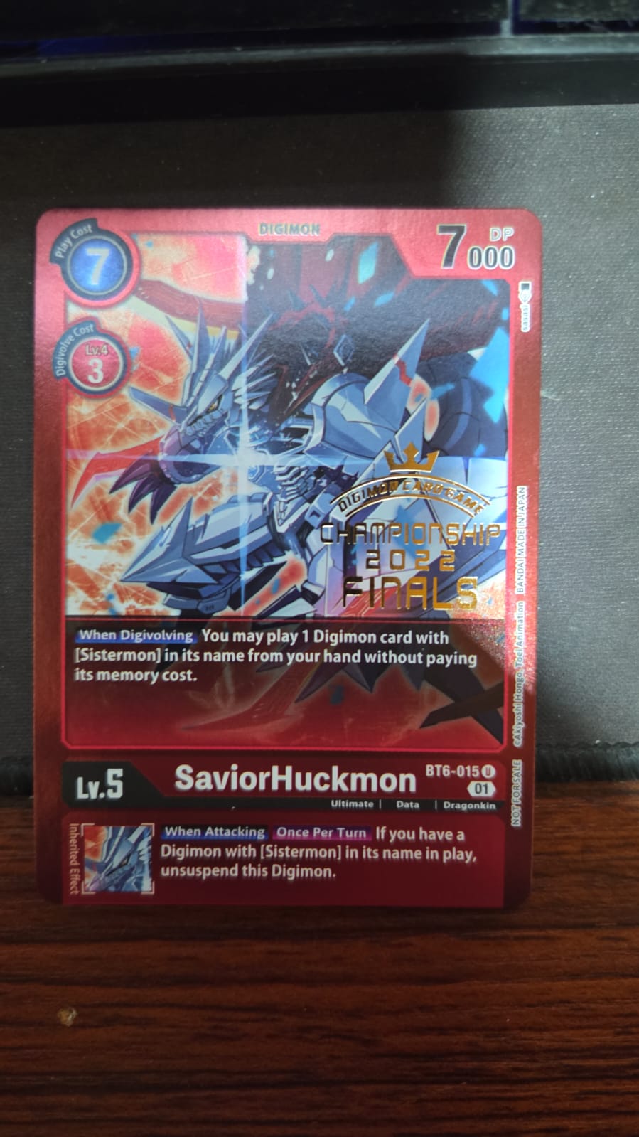 SaviorHuckmon (2022 Championship Finals Event Pack) - Double Diamond (BT-06)