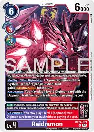 Raidramon - Time Stranger (BT-24)