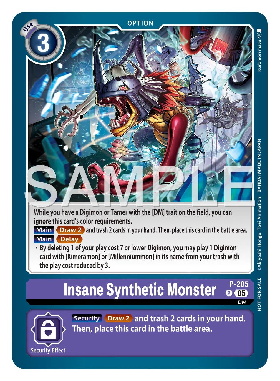 Insane Synthetic Monster (Store Tournament 2025 Vol.4 Participation Pack) - Digimon Promotion Cards (D-PR)