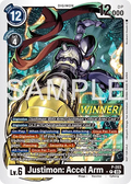 Justimon: Accel Arm (Store Tournament 2025 Vol.4 Winner Pack) - Digimon Promotion Cards (D-PR)
